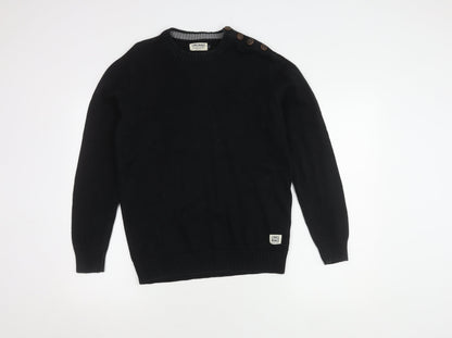 Jack & Jones Men's Black Pullover Jumper - Size S
