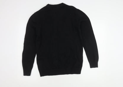 Jack & Jones Men's Black Pullover Jumper - Size S