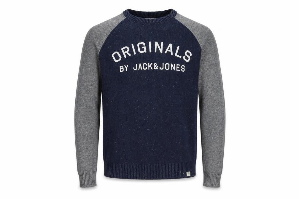 Mens UK Size M JACK & JONES Blue Pullover Jumper