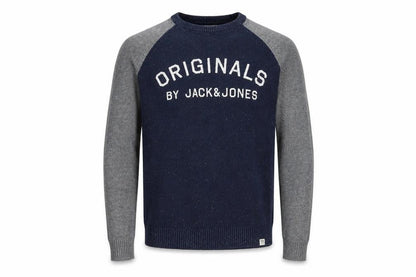 Mens UK Size M JACK & JONES Blue Pullover Jumper