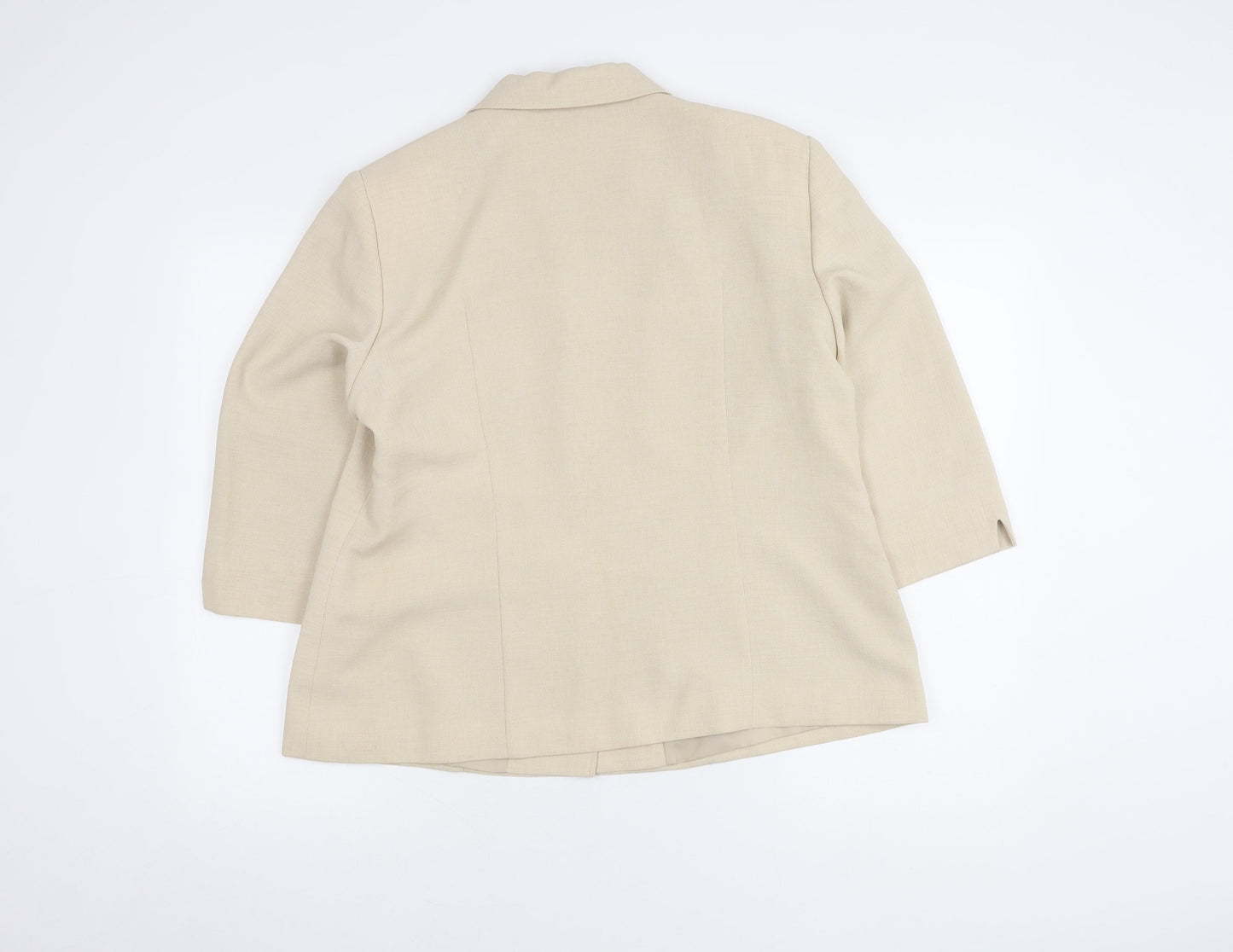 Eastex Women Beige Suit Jacket Size 16