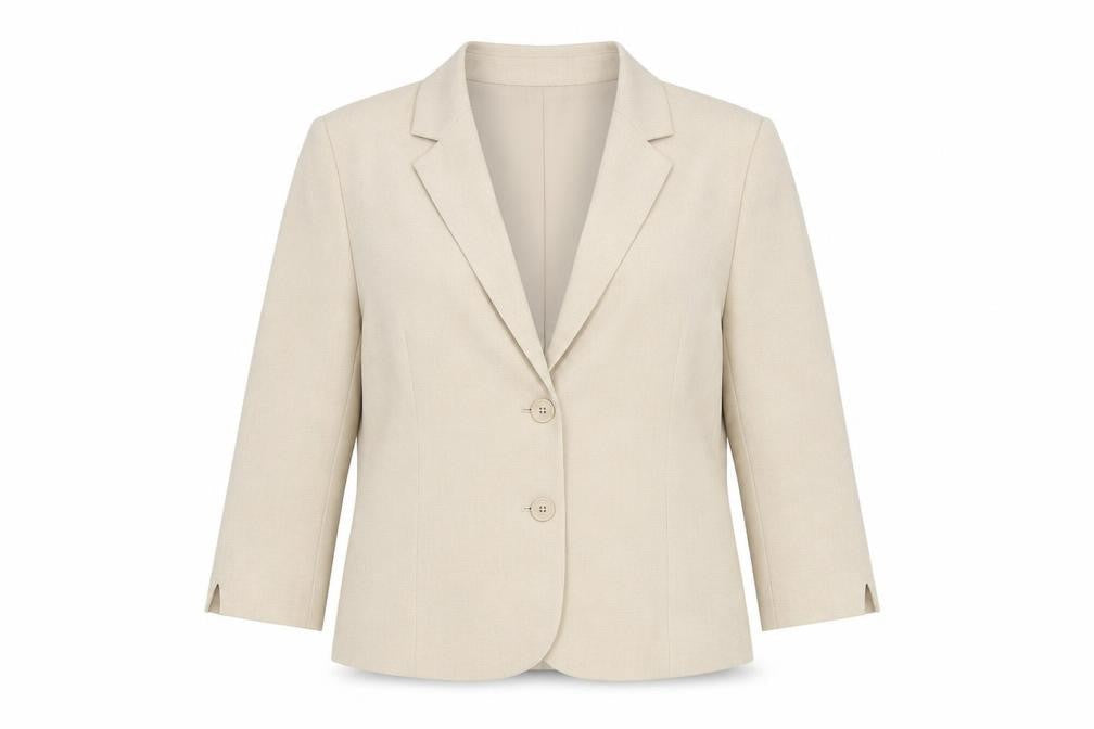Womens UK Size 16 Eastex Regular Beige Suit Jacket