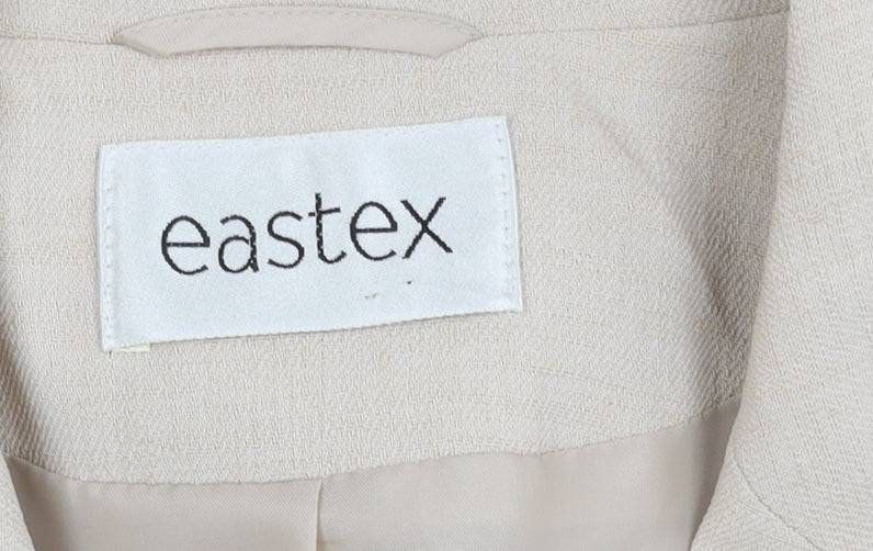 Eastex Women Beige Suit Jacket Size 16