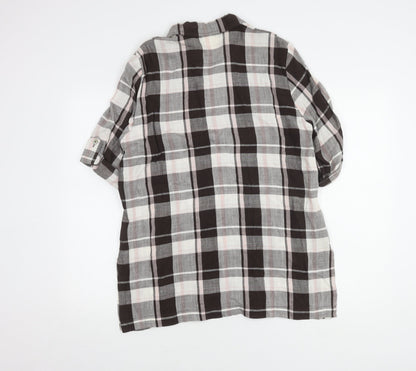 Womens UK Size 12 Eastex Multicoloured Basic Button-Up