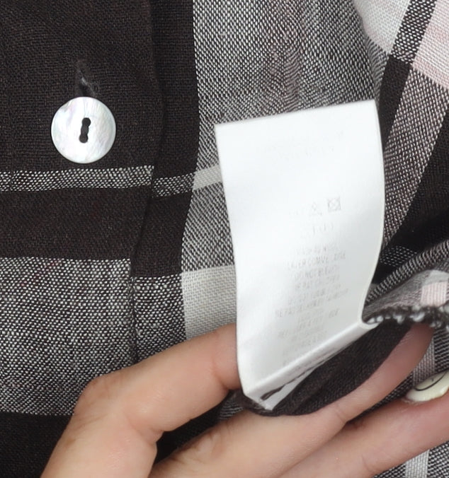 Womens UK Size 12 Eastex Multicoloured Basic Button-Up