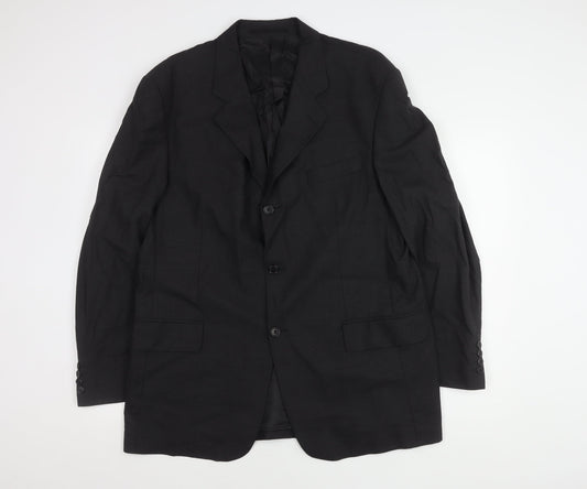 Berwin & Berwin Men's Black Blazer R42 Jacket