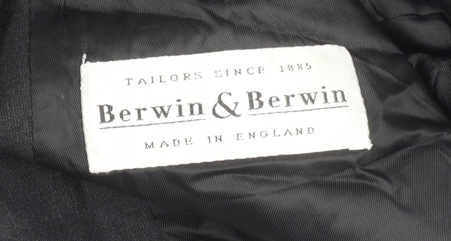 Berwin & Berwin Men's Black Blazer R42 Jacket