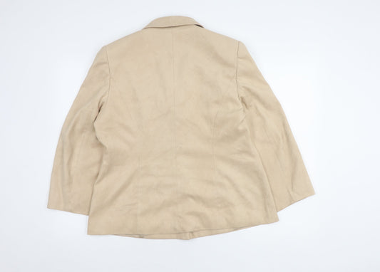Jacques Vert Women's Beige Blazer, Size 16