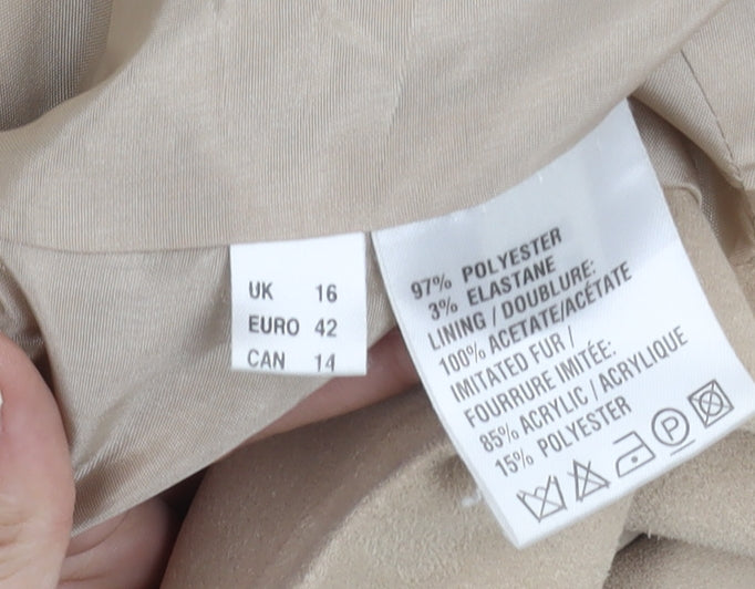 Womens UK Size 16 Jacques Vert  Beige Blazer