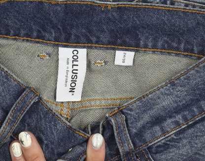 Collusion Women's Blue Jeans, Size 4, Excellent Condition