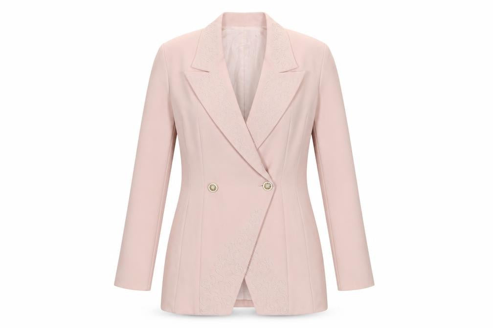 Condici Women's Pink Blazer Size 10 Double-Breasted