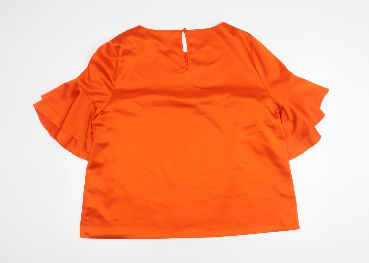 Womens UK Size 22 Dorothy Perkins Orange Basic Blouse