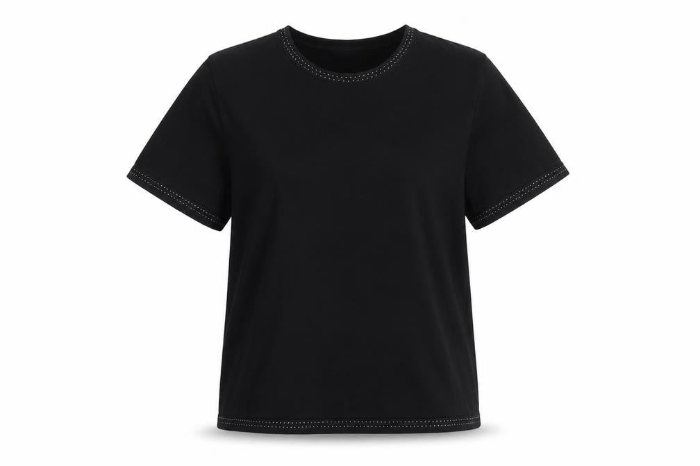 Alexon Women's Black L Knit Half Sleeve Top