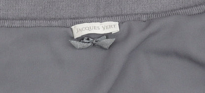 Jacques Vert Women’s Grey S Beaded 3/4 Sleeve Blouse