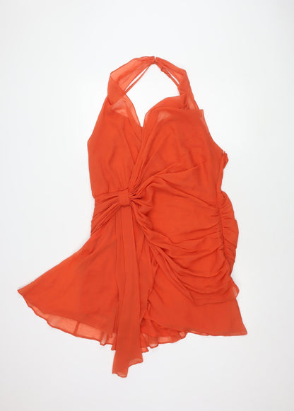 ASOS DESIGN Women’s Orange Dress Size 18
