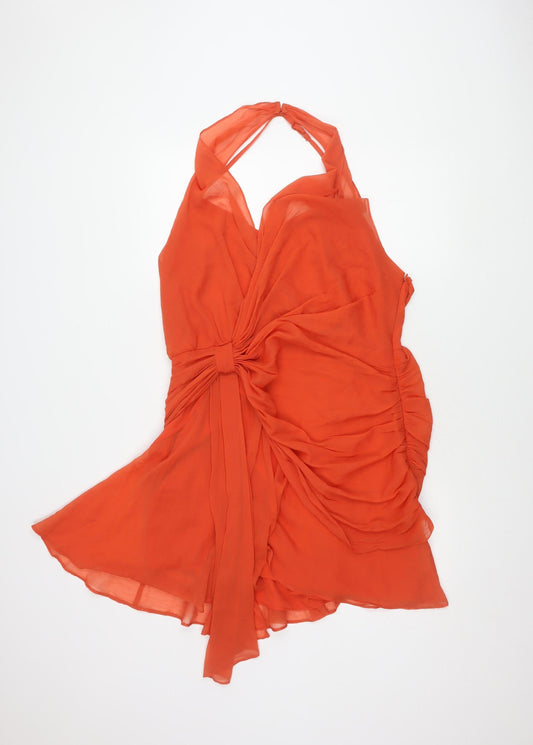 ASOS DESIGN Women’s Orange Dress Size 18