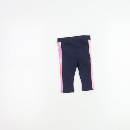 Sonneti Unisex Baby Leggings, Blue Pink, 6-9 Months, Stretch