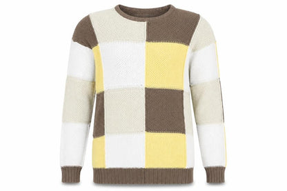Front view of CELOPMAN Multicoloured unisex medium jumper