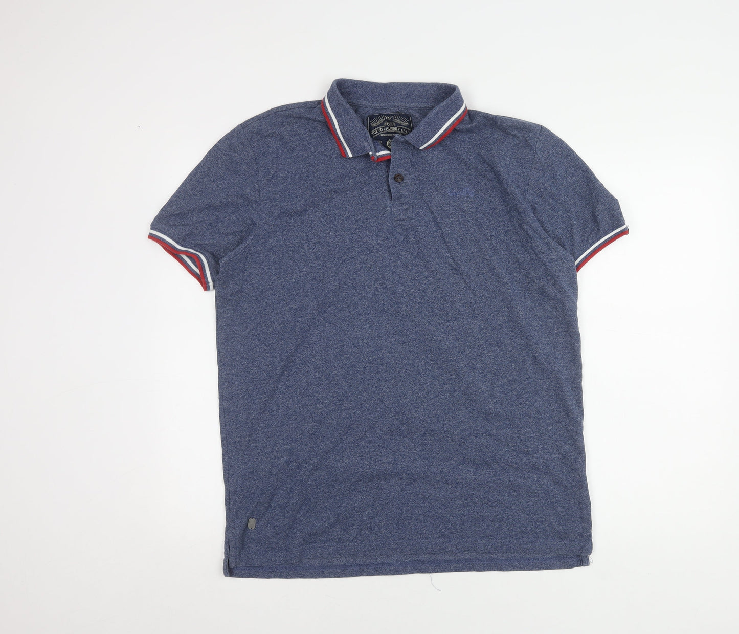 Tokyo Laundry Men's Blue Polo Shirt L - Casual Style