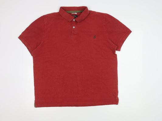 Joules Men's Red XL Classic Polo Shirt