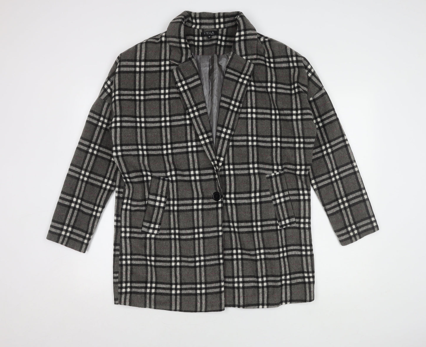 Womens UK Size 12 Stella Morgan Grey Overcoat