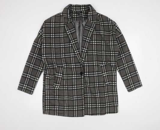 Womens UK Size 12 Stella Morgan Grey Overcoat