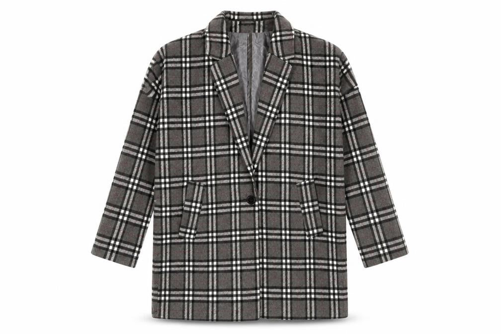 Womens UK Size 12 Stella Morgan Grey Overcoat