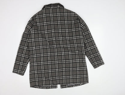 Womens UK Size 12 Stella Morgan Grey Overcoat