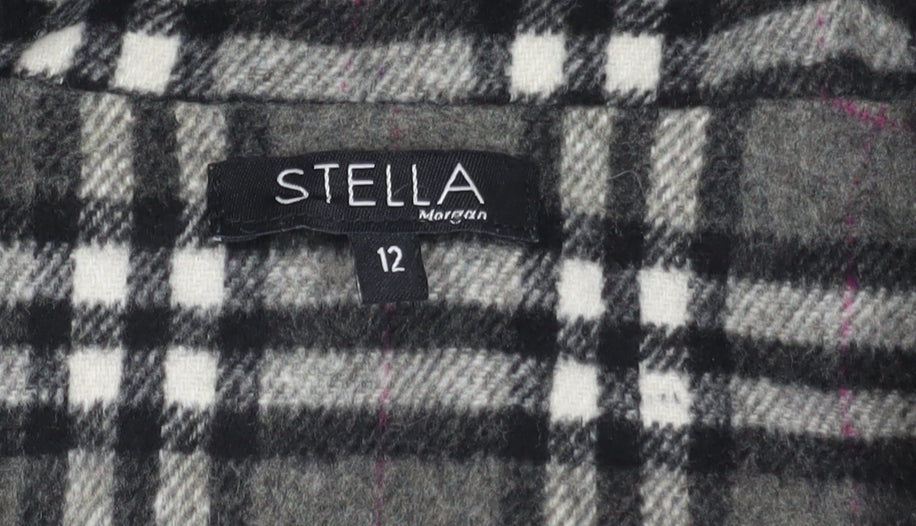 Womens UK Size 12 Stella Morgan Grey Overcoat