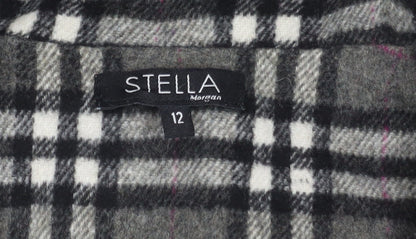 Womens UK Size 12 Stella Morgan Grey Overcoat