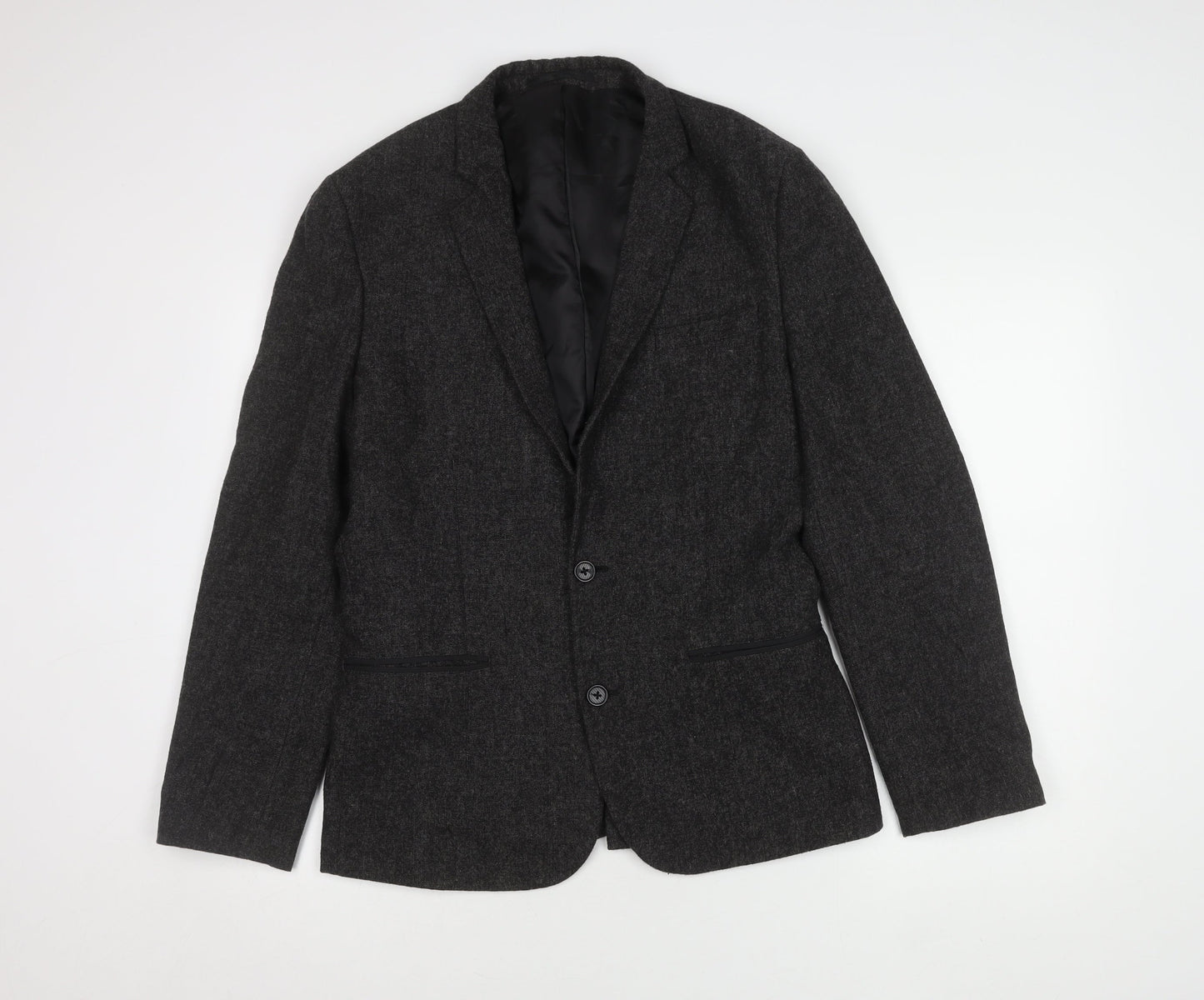 Lost Souls Men's Grey Blazer, M, Regular Fit, Autumn/Winter