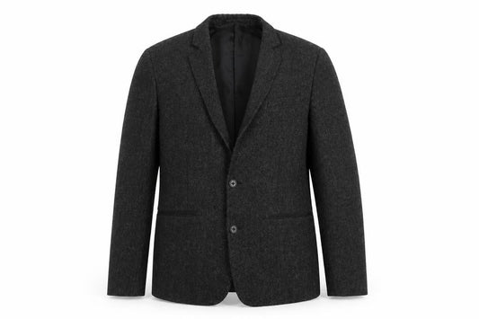Front view of Lost Souls Men's Grey Blazer, M, Regular Fit, Autumn/Winter