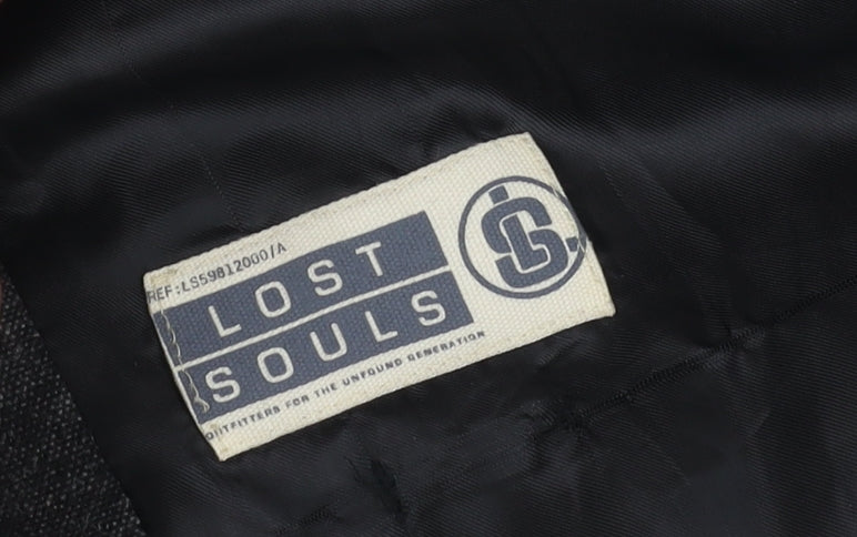 Lost Souls Men's Grey Blazer, M, Regular Fit, Autumn/Winter