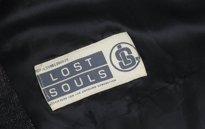 Lost Souls Men's Grey Blazer, M, Regular Fit, Autumn/Winter