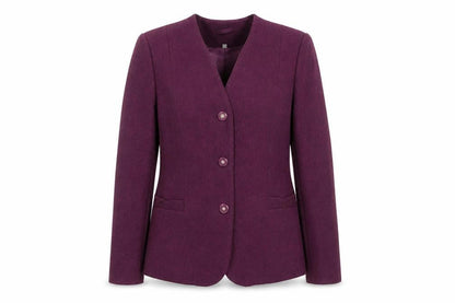 Womens UK Size 14 Honor Millburn Regular Purple Suit Jacket