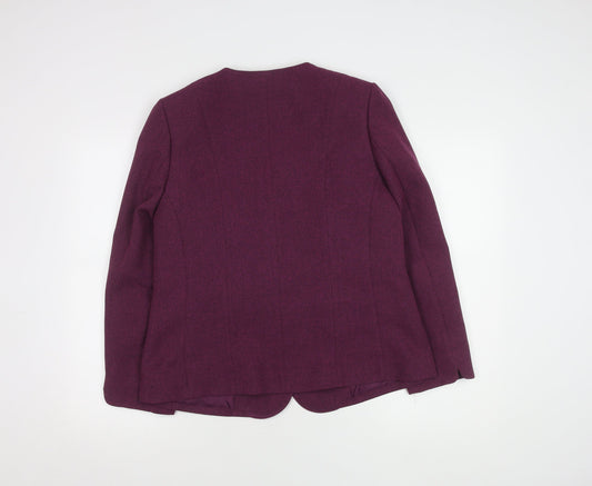 Honor Millburn Women's Purple Size 14 Suit Jacket