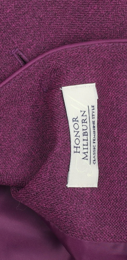 Honor Millburn Women's Purple Size 14 Suit Jacket
