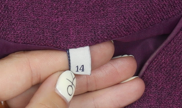 Honor Millburn Women's Purple Size 14 Suit Jacket