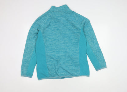 Mountain Warehouse Women's Blue Fleece Jacket Size 14