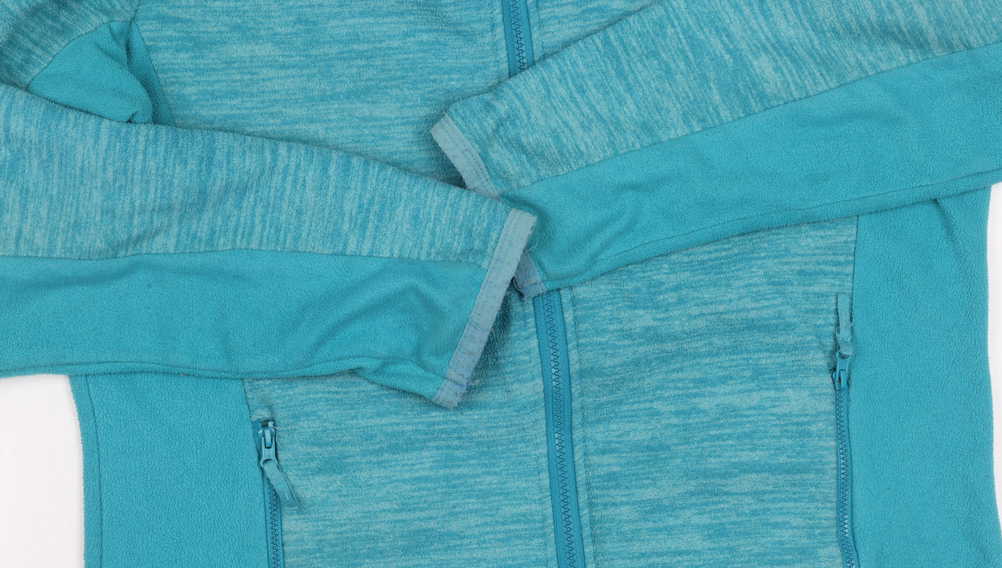 Mountain Warehouse Women's Blue Fleece Jacket Size 14
