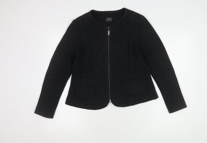 Womens UK Size 14 Marks and Spencer Black Basic Jacket