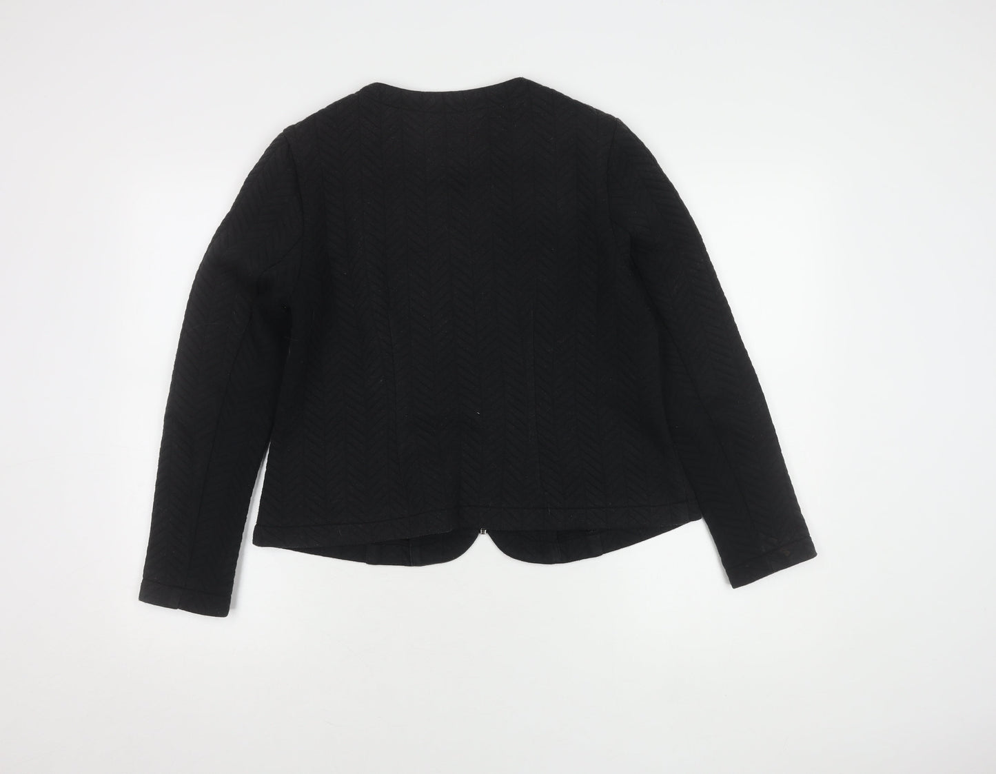 Womens UK Size 14 Marks and Spencer Black Basic Jacket