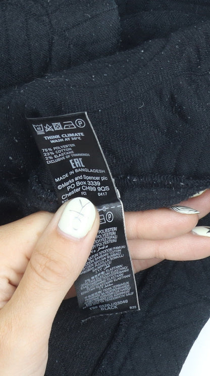 Womens UK Size 14 Marks and Spencer Black Basic Jacket