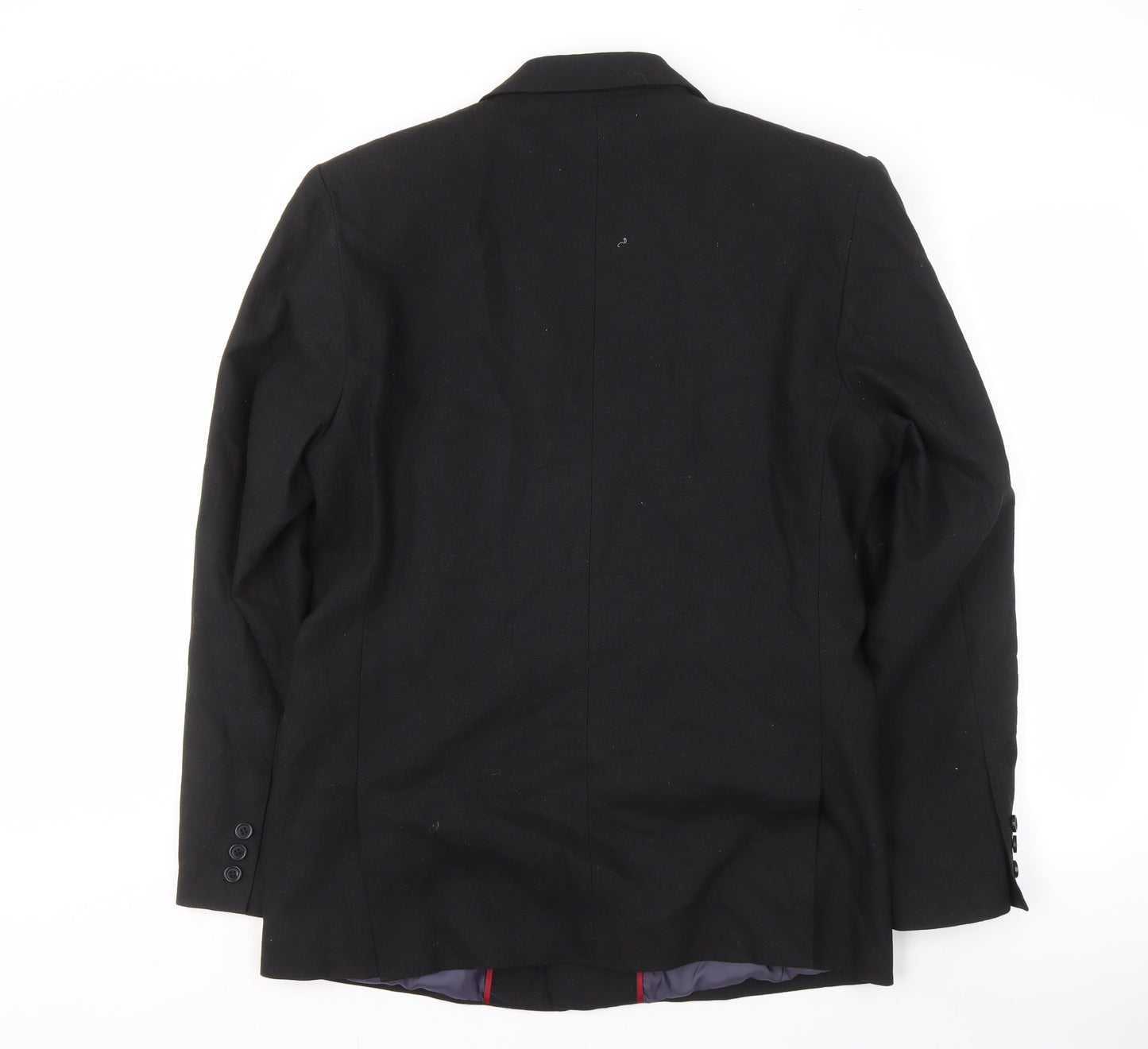 st-martins Men's Black Blazer, L, Formal Jacket