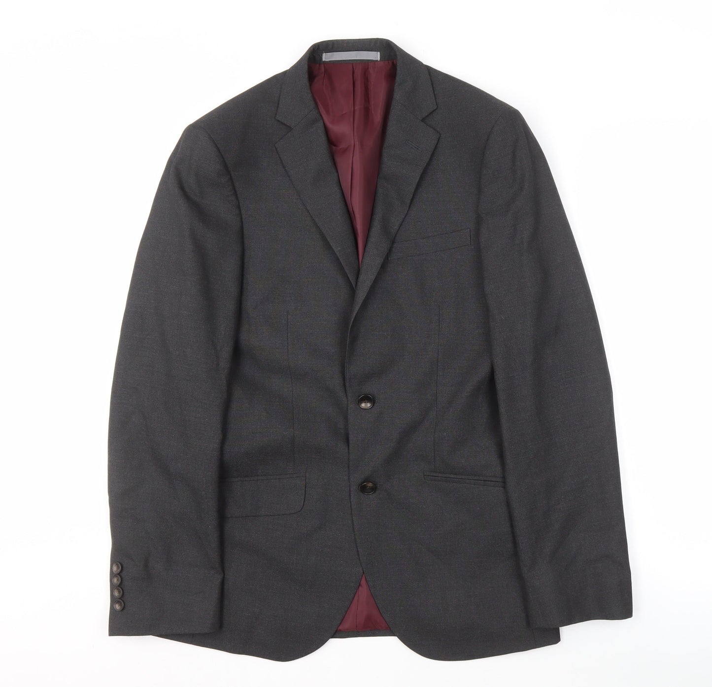 Mens UK Size 36 Marks and Spencer Regular Grey Suit Jacket