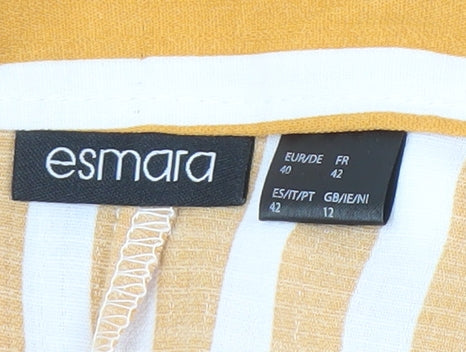 Esmara Women’s Yellow Striped Skirt Size 12