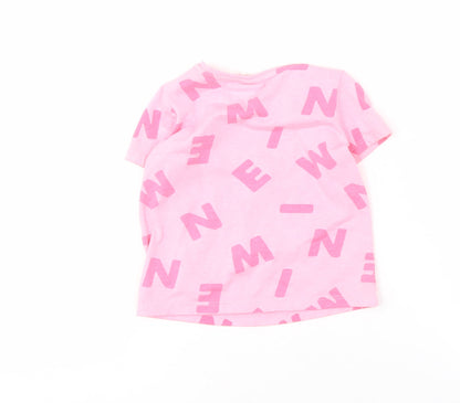 Disney Girls Pink Minnie Mouse T-Shirt 12 Months