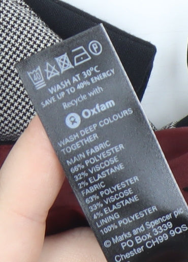 Marks and Spencer Women's Black Pencil Skirt Size 10