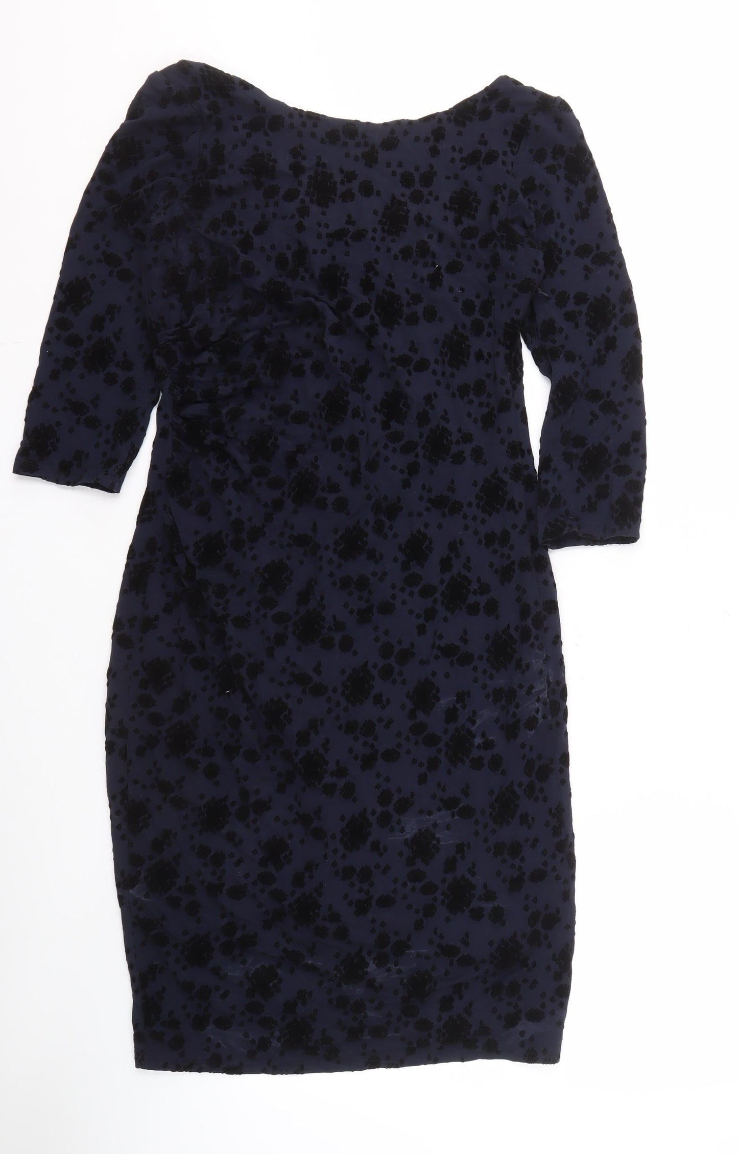 NOOSNOW Women's Blue Sheath Dress Size 12