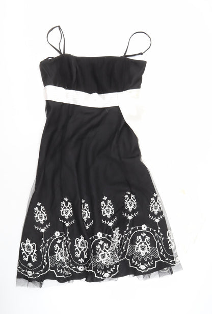 Debut Women's Black Fit & Flare Dress Size 12